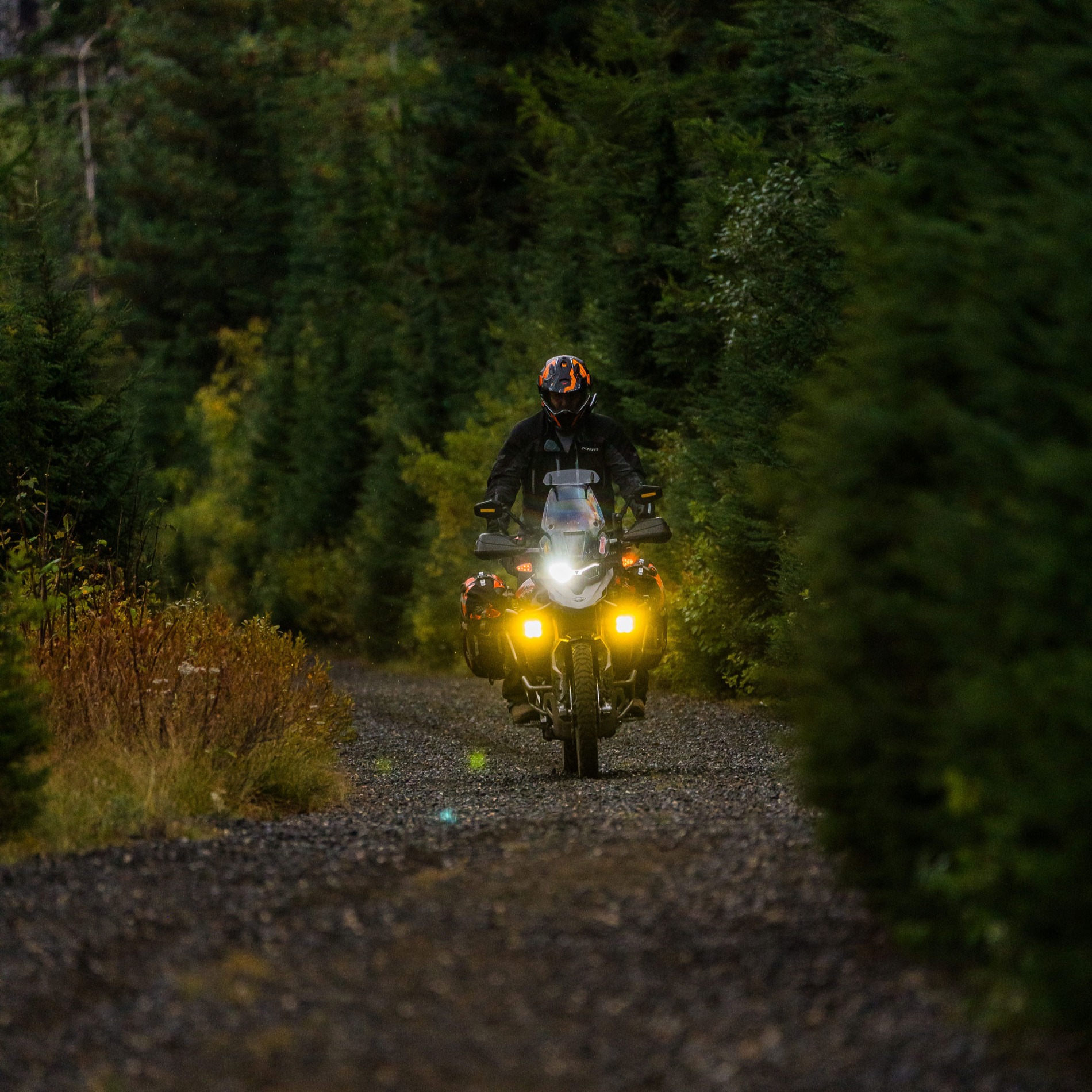 Adventure Motorcycling in the St. Joe
.
"Jeff Durocher charging uphill from camp on the beginning of day 3 as the rain moved in."
.
By: @cdcphotography88
