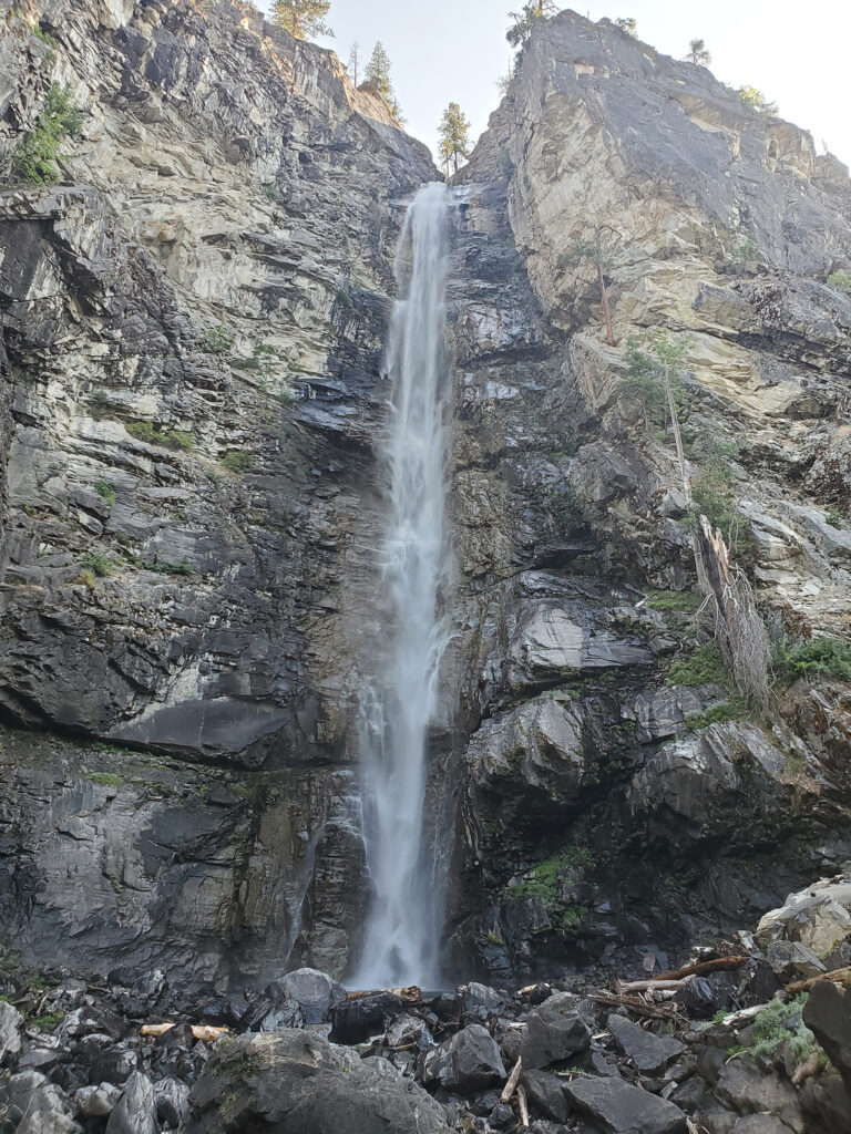 Cascading 312 feet from Rainbow Creek high above the Stehekin valley floor, Rainbow Falls is perhaps the most popular natural destination for day visitors to the Stehekin Valley.